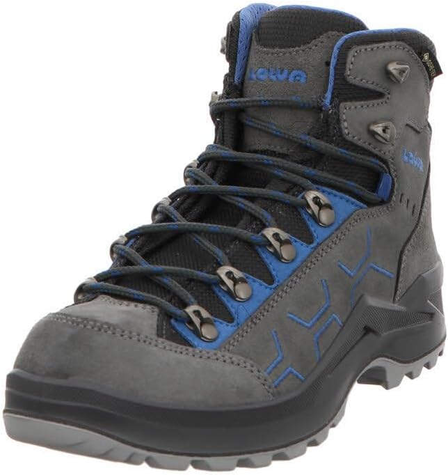 LOWA Boots medium Kody Evo GTX Mid Junior [2024], Anthracite blue, 5.5 Big Kid