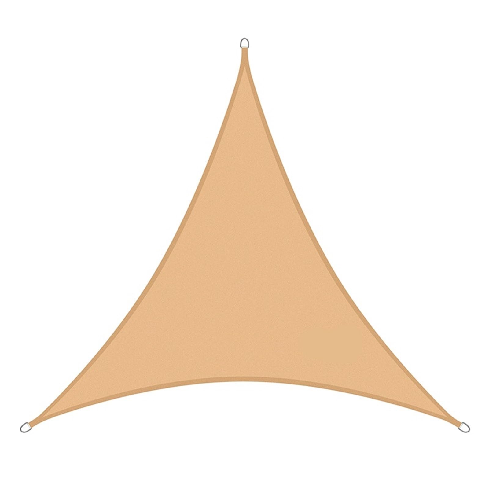 Voile d'ombrage triangulaire 3 x 3 m avec guirlande imperméable extérieur