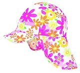 Döll Mädchen Baseballmütze mit Nackenschutz Mütze, Rot-Pink (2064 Shocking pink), 49