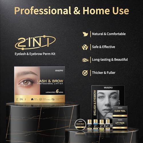 Wugoyu Lash Lift Kit - Brow Lamination Kit, Eyebrow Lamination Kit, Professional Eyelash & Brow 2 In 1 Perm Kit thumb #4