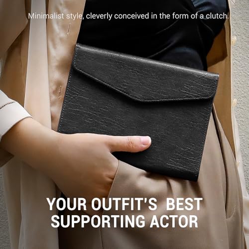 Image of CoBak Premium Case for Kindle Paperwhite & Kindle Colorsoft 7 inch & Hanvon with Hand Strap - Automatic Wake /Sleep, Stylish & Durable, Comfortable Reading & Protection, Compatible with iPhone Stand