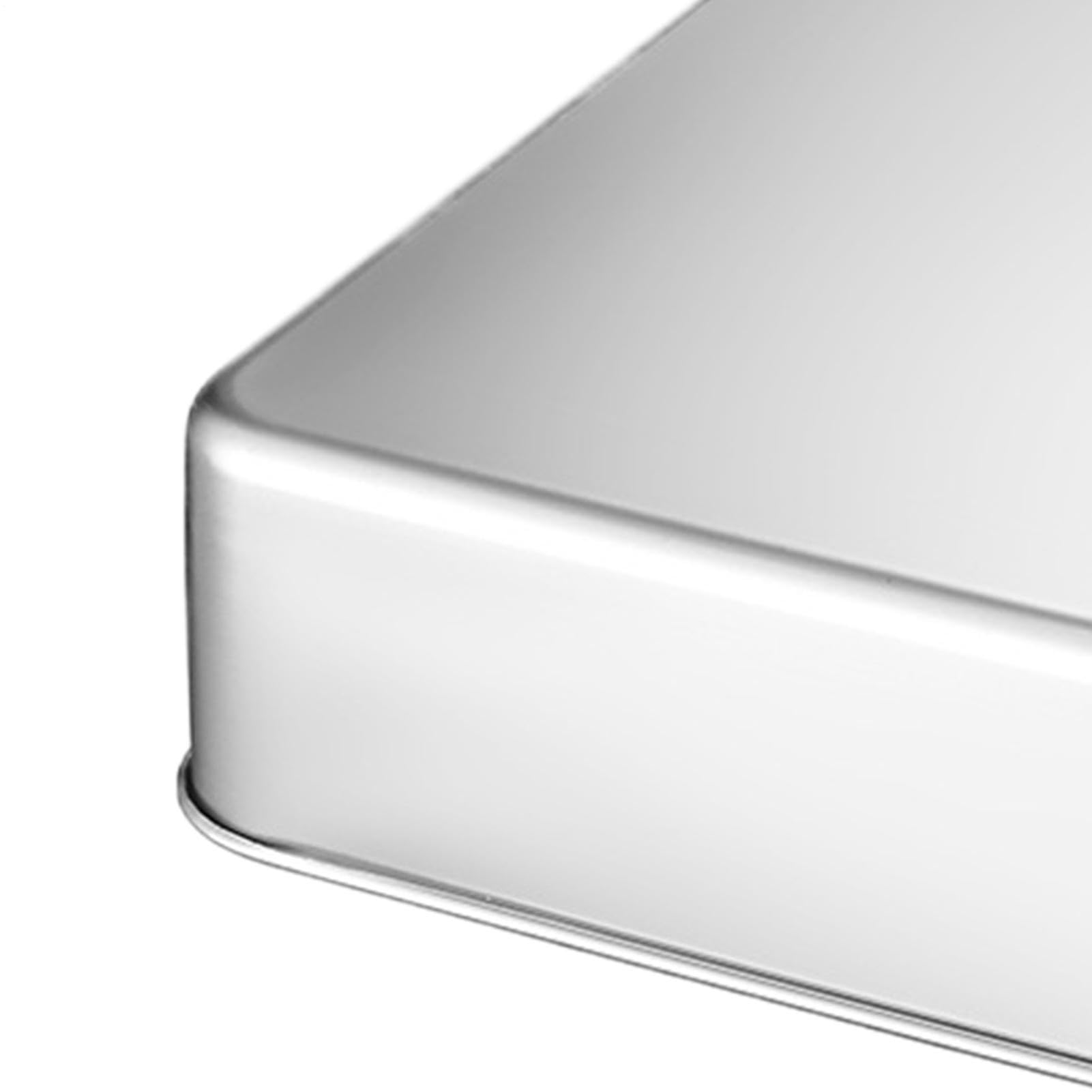 Genérico Cúpula para Rociado en Plancha,43,5 x 28,2 x 6,6 cm Tapa Rectangular de Cocina en Acero Inoxidable,Cúpula para Derretir | para Cocina Interior Y Exterior Barbacoa Y Plancha Comercial