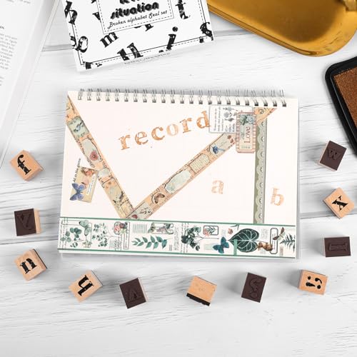 Tampons en bois et caoutchouc Lettre C Dizdkizd scrapbooking carterie DIY