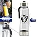 Duck House Sports NFL Oakland Raiders 20oz Clip-On Clear Plastic Water Bottle