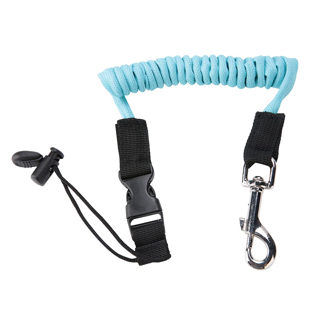QANYEGN Kayak Paddle Leash, Paddle Leash, Lightweight Portable Safety Rod Leash Lanyard Suitable for Paddle Surfboard Surfing