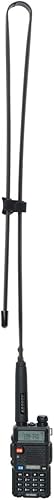 Miniatura 5 de ABBREE Ham Radio Antenna 42.5-inch Long Range SMA-Female Dual Band 144/430Mhz Foldable CS Tactical Antenna for Baofeng UV-5R BF-F8HP Pro 5RM UV-21R
