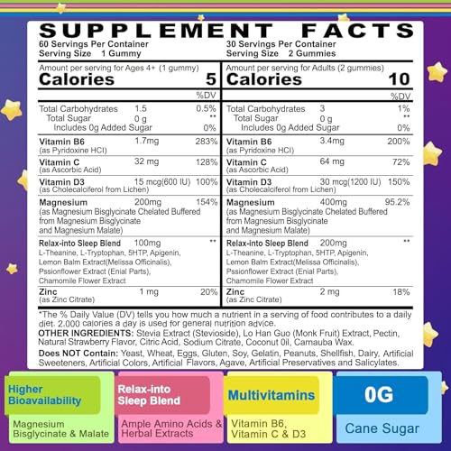 NEVISS Magnesium Bisglycinate + Malate Gummies 600mg, 60ct — view 3