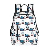 [NEKKII] 可愛い 機関車 トーマス きかんしゃトーマス リュックサック アニメ バックパック 軽量 通学 旅行 多機能 男女兼用 人気 グッズ キャラクター お祝い プレゼント リュック