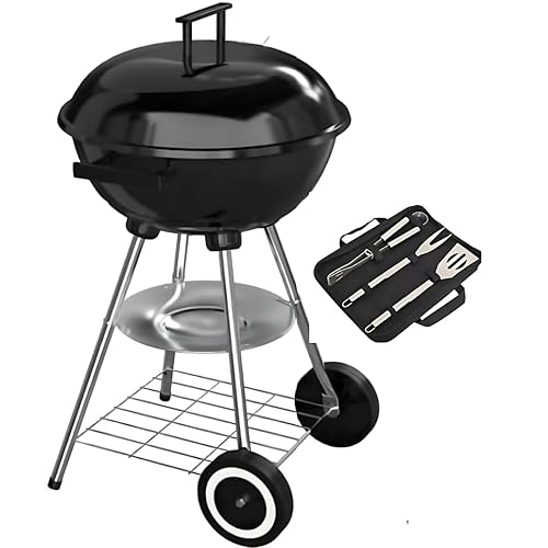 Barbecue à Charbon de Bois Rond 4 pieds (stable) avec