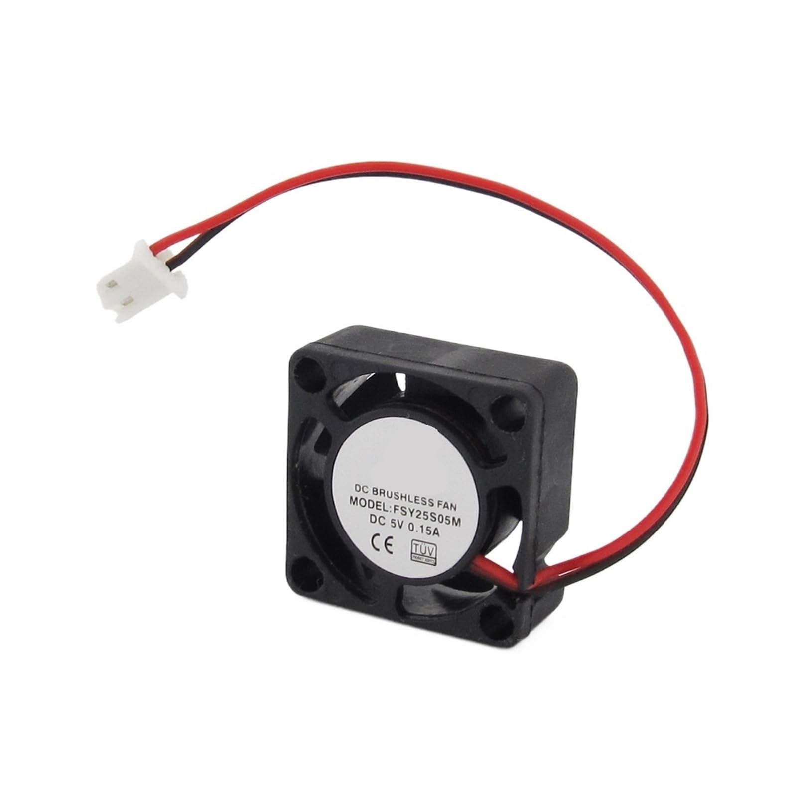 OKEWGHFL 50 Pack Brushless DC Cooling Fan 25x25x10mm 2510 5V 0.15A 5 Blade 2 Pin Connector