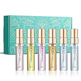 Zgxhga Perfumes for Women Girls Set of 6 - Time Echoes Perfume Gifts Sets for Women Perfect for Gifting, Long-Lasting Fragrance Perfumes for Accasions, (6 Count, 0.17 oz)