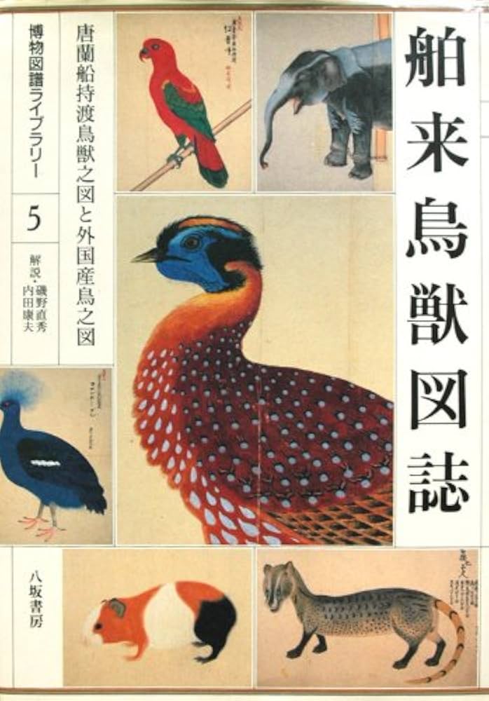 舶来鳥獣図誌: 唐蘭船持渡鳥獣之図と外国産鳥之図 (博物図譜