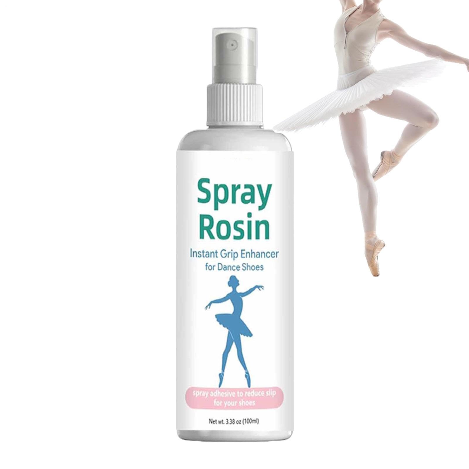 Spray Rosin Ballerines, Grip Pointe Shoes, Portable Non-Slip with Refined Texture, Durable Formula with Sturdy Panel, 1.57 x 5.51 Inch Dance Accessory, Stage Reinforcement for Rehearsals