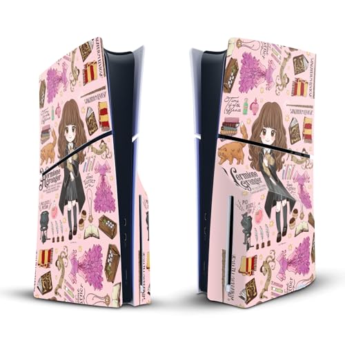 Autocollant vinyle Harry Potter PS5 Slim Disc skin console couverture Hermione sticker