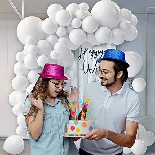 Image of Party Propz White Balloons for Decoration - Pack of 100 Pcs Pastel White Balloon | Metallic Balloon for Decorations | Balloons For Birthday | Anniversary Decoration Items (Latex)