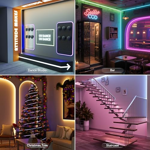 PAUTIX Tira LED RGB COB 5m 24V con Control WiFi miniatura 5
