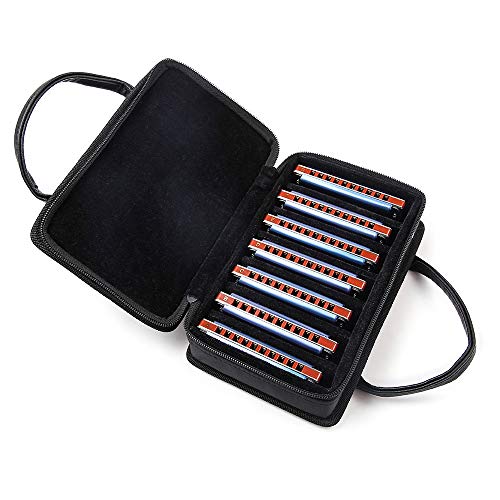 Easttop10 Trous Blues Harmonica 008K Diatonique Blues avec étui, plus professionnel Harmonica 20 tonalités pour… - Les Beatles, Paul McCartney, John Lennon, RIngo Starr, George Harrison Easttop10 Trous Blues Harmonica 008K Diatonique Blues avec étui, plus professionnel Harmonica 20 tonalités pour… – Image 3
