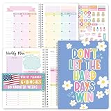 Undated Planner Weekly and Monthly - Spiral Undated Weekly...