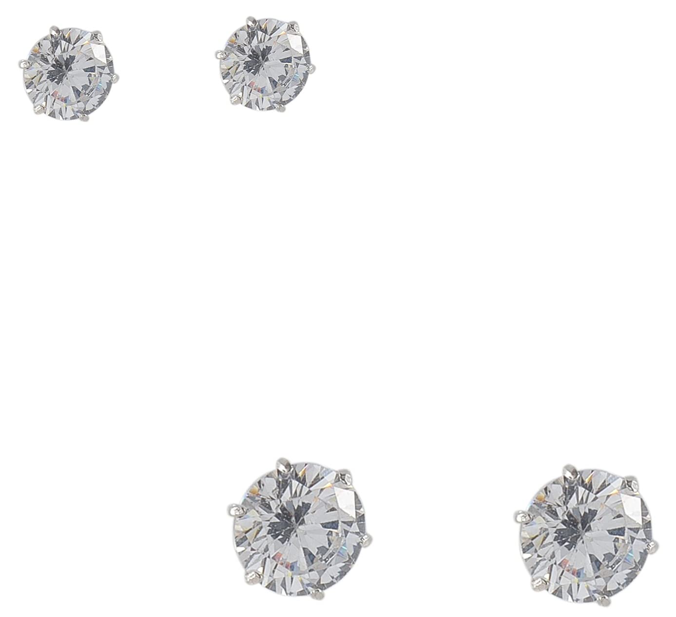 See full amazon price history chart for Silverwala 925 Sterling Silver Brilliant Cut Real Cubic Zirconia Stud Earrings For Men,Women,Children,Boys and Girls COMBO set of two (3mm and 5mm) Silverwala 925 Sterling Silver Brilliant Cut Real Cubic Zirconia Stud Earrings For Men,Women,Children,Boys and Girls COMBO set of two (3mm and 5mm) (B097RNLL1F) Amazon Price History, Amazon Price Tracker