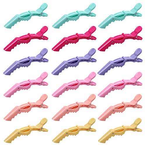 42 Pcs Hair Clips for Women Alligator Styling Sectioning Clips of Professional Hair Salon Quality Wide Teeth and Durable Hair Salon Crocodile Hairpin and Duck Bill Hair Clips Metal Alligator Curl Clip