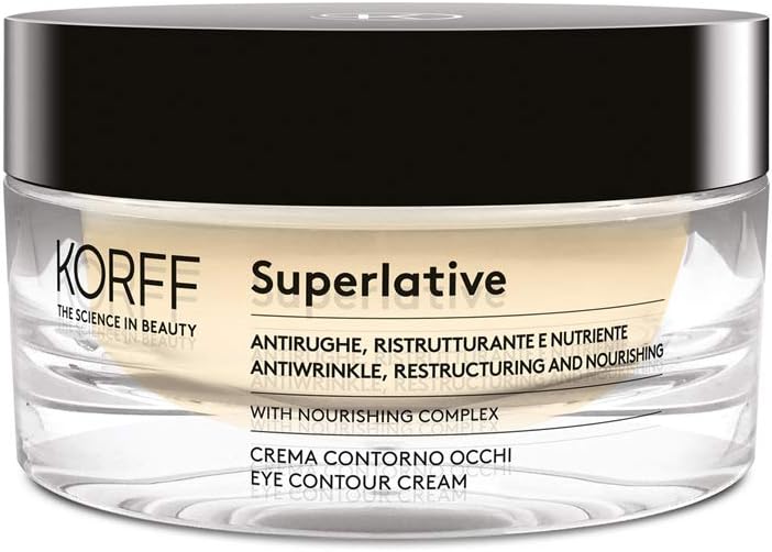 Korff Superlative - Crema Contorno Occhi Antirughe Ristrutturante Nutriente,15ml