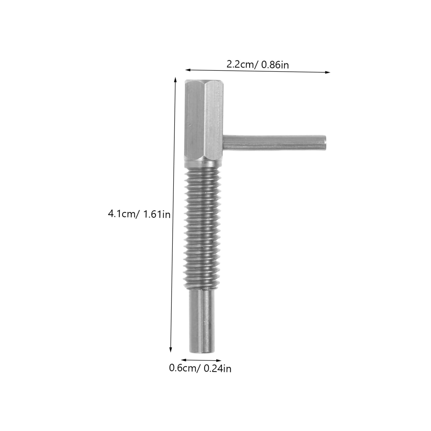 FUNOMOCYA Spring Plunger Pin Threaded Spring Plunger for Safety Pin L-Type Knob Tool
