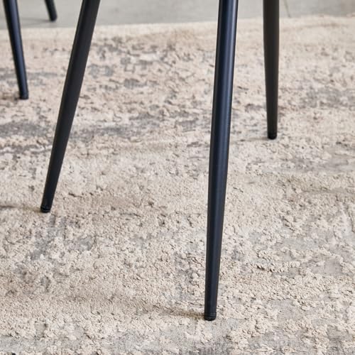 Image of Home Centre | Arcane Set Dining Chairs | Dining Chair for Home | Metal | Grey | 1 Year Warranty