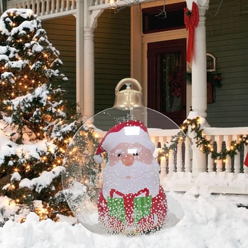 Bolas de Navidad inflables impermeables y resistentes para decoraciones exteriores 5
