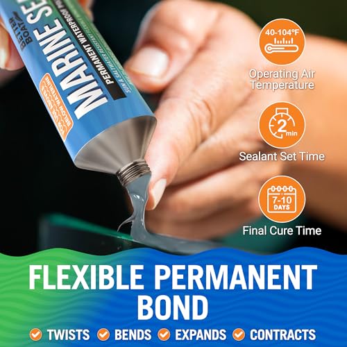 Image of Marine Sealant and Adhesive, Waterproof Marine Grade Caulk