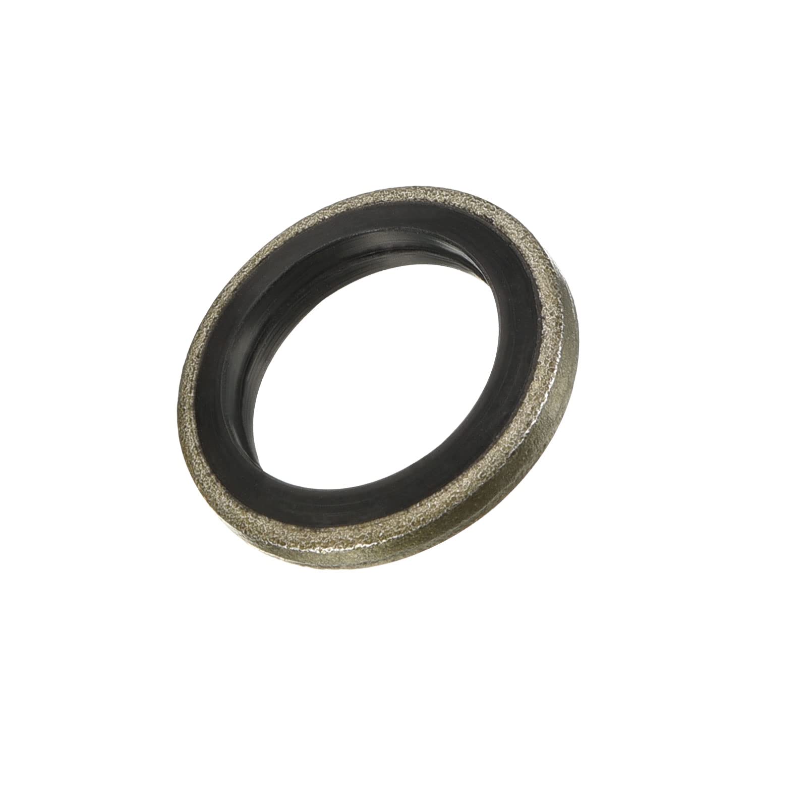 sourcing map Bonded Sealing Washers M12 17.5x12x2mm Carbon Steel Nitrile Rubber Gasket, Pack of 10