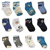 Meias Infantil Kit 12 Pares - Masculino