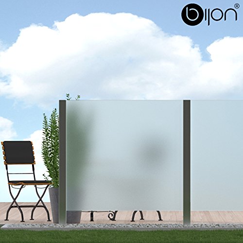 Preisvergleich Produktbild bijon Glassichtschutz Windschutz-Satiniert-PG3-P / 1135x1835mm