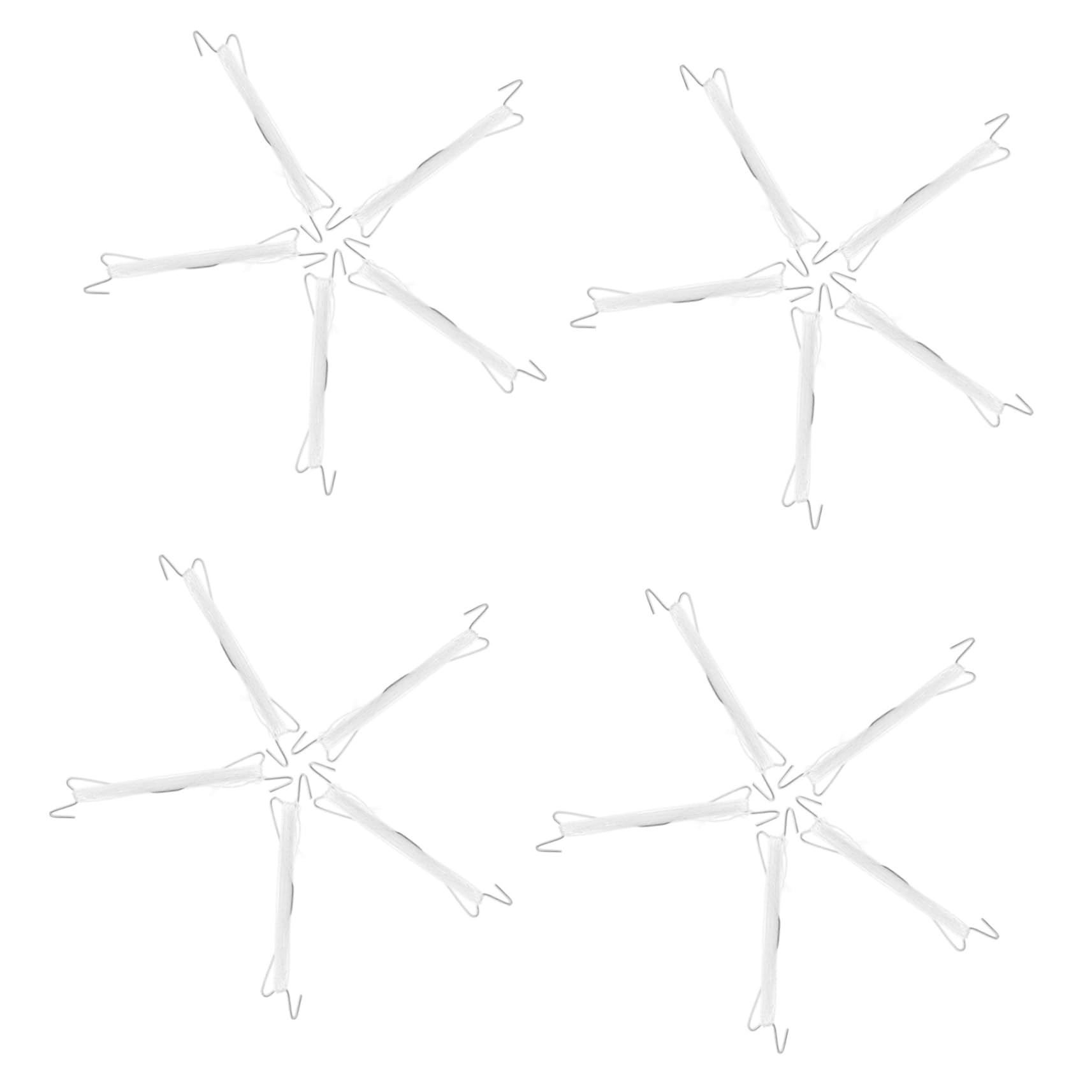 BESPORTBLE 5sets Ganci di Supporto per Piante Rampicanti Clip per Pomodori e Ropes di Traction per Giardinaggio Esterno Strumenti di Sostenimento per Viti di Piante e Orticoltura