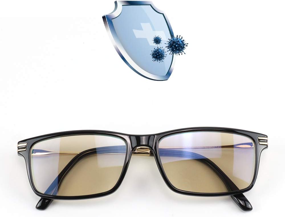 Flash Deals - 80% OFF PERFECTSIGHT Medical-Grade Anti Blue Light Filter Glasses for Women & Men | 99% UV Blocking Eye Care Reading Glasses for Computer & Gaming, Unisex (MB0602-1001)