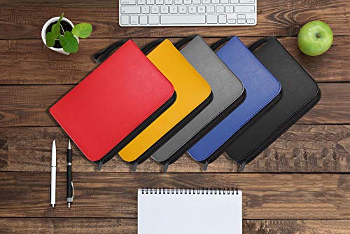 400 Pockets Trading Card Binder With 50 Removable Sleeves, Baseball Card Sleeves 3-Ring Card Collector Album Holder Card Binder Protector Fit For Sports Standard Size Cards, Yu-Gi-Oh, Mtg (Yellow) #TOP6