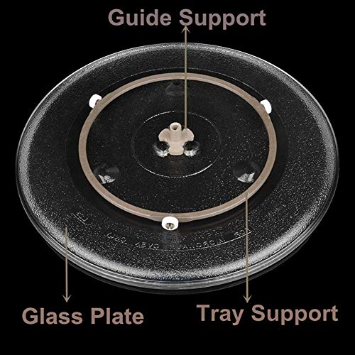 Microwave Roller Ring Plate Tray Rotating Support ,Microwave Turntable Ring for Glass Plate Tray(Outer Dia Plate8. 7 Inch,2Pcs) - Thumbnail 4