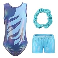 WISREMT Gymnastics Leotards Pour Filles, Filles Gymnastique