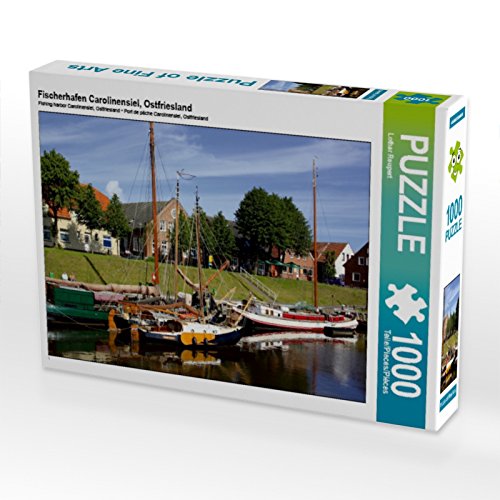 CALVENDO Puzzle 'Der Alte Hafen Carolinensiel' – 1000 Teile, 64x48 Cm, Premium Qualität