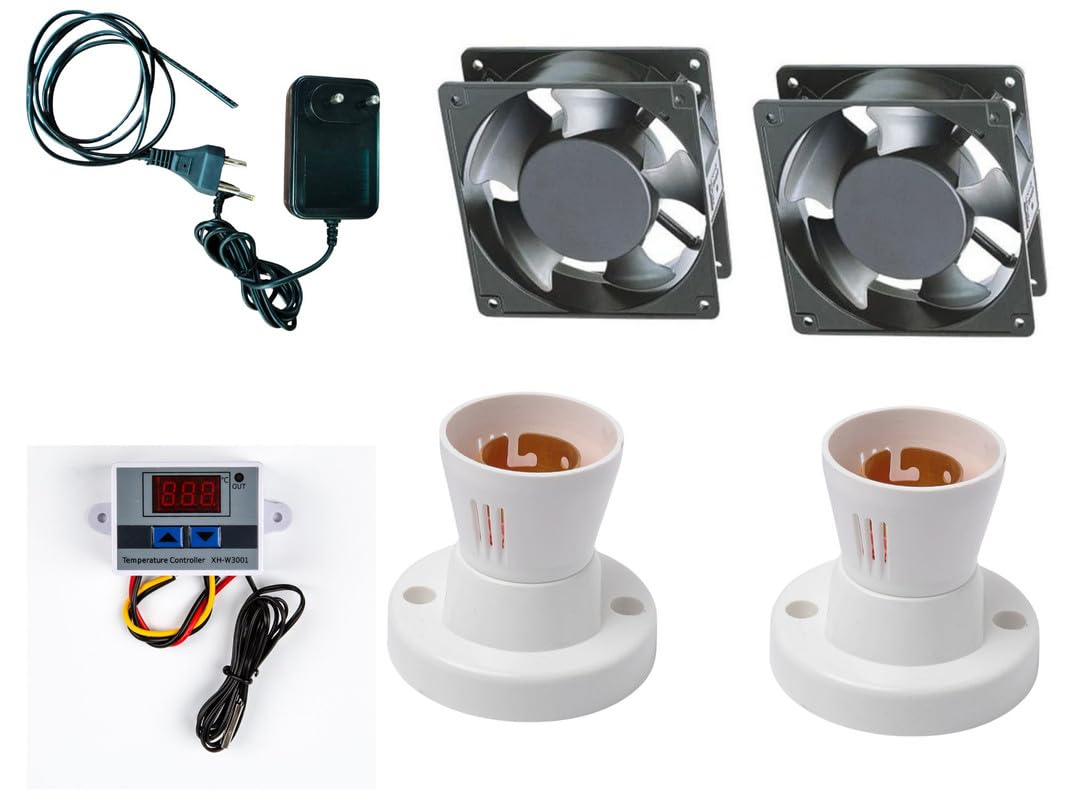 HUMBE&CO-all in one Hoby kit 2 fan 2 holder 1 power cord XH-W3001 AC220V controller-image-23
