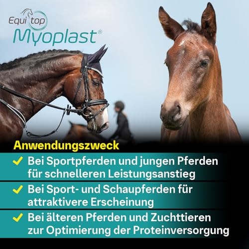 EQUITOP Myoplast Muskelaufbau Granulat für Pferde 1,5 kg