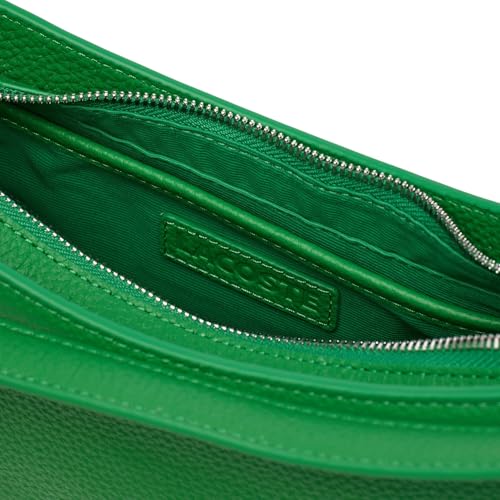 Image of Lacoste Women's Top Grain Leather Halfmoon Shoulder Bag
