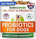 Advanced Dog Probiotics for Gut Health - Made in the UK - Pre, Post & Probiotic Treats - Dogs Digestive Health Sensitive Tums Support - All Breeds & Ages - Probiotics for Dogs (60 Ct)