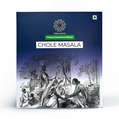 Pipar Spices Chole/Chana Masala - 100g (3.53 oz) Pack | Hand Grounded For Rich Aroma And Flavor.