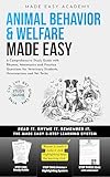Animal Behavior and Welfare Made Easy: A Comprehensive Study Guide with Rhymes, Mnemonics and Practice Questions for Veterinary Students, Veterinarians ... (Made Easy Academy Series) (English Edition)