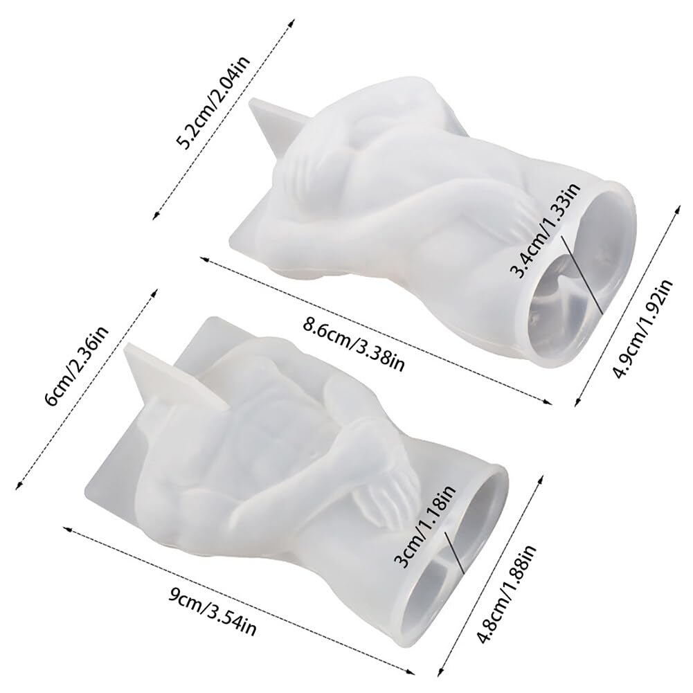Kerzenform Silikon – 3D Frauenkörper Form Für Duftkerzen, Seife & Harz (100 Ml, Flexibel, Wiederverwendbar)