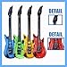 Naturahand 9Pcs Inflatable Guitars Blow up Microphones Saxophone Inflatable Instruments Party Props Guitar Toy Rock Star Toy Set for 80s 90s Themed Party Hip Hop Party Decorations