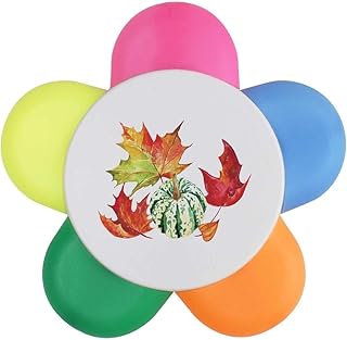 Azeeda 'Colorful Fall Leaves And Patterned Pu...