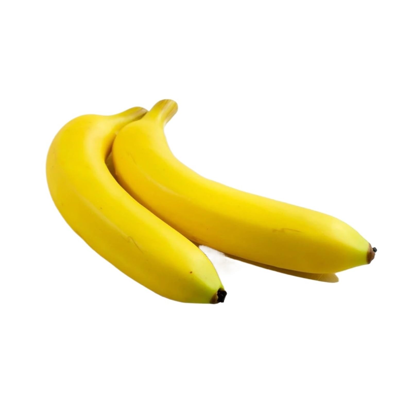 DYYEUAVT Fake Fruit 2 Pcs 20.0cm Artificial Bananas Decorative Plastic Realistic Display Simulated Banana For Wedding Tree Decor
