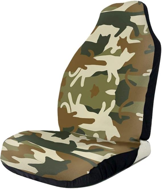 Amazon Co Jp カーシートカバー 猫柄 迷彩柄 シルエット シート保護 フロント用 おしゃれ 可愛い 前席 後席適用 運転席 助手席 軽自動車 普通車用 カー用品 カーグッズ 車用品 車 リア 汚れ防止 オシャレ 取付け 取外し簡単 ファッション