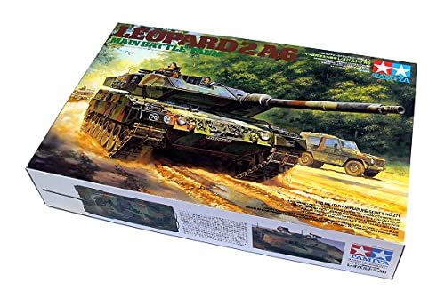 Image of Tamiya Military Model 1/35 Leopard 2 A6 Main Battle Tank Scale Hobby 35271
